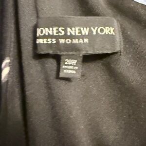 Jones New York Classic Black Pink Dress